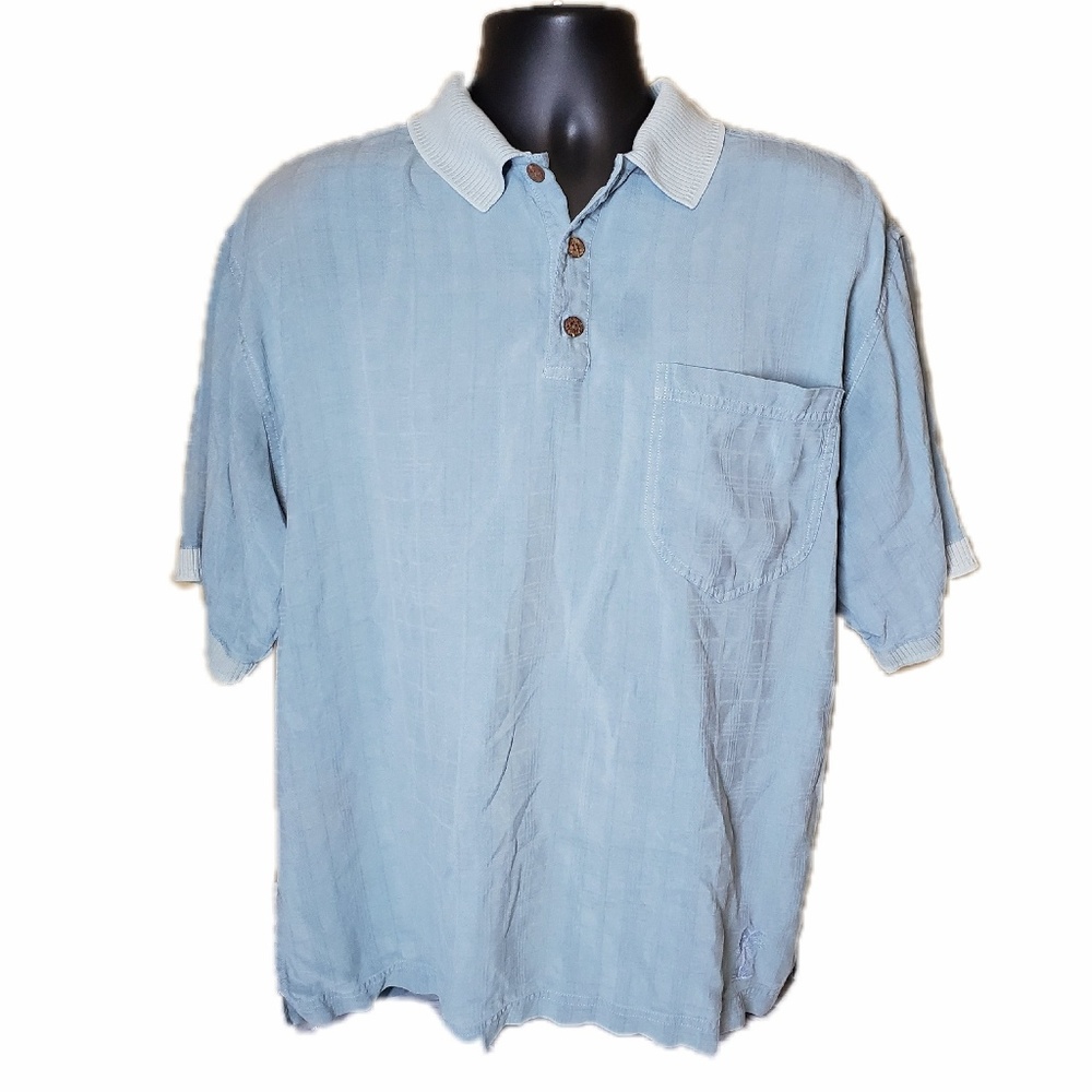 100% Silk Tommy Bahama Polo